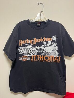 Harley-Davidson St. Thomas Black Graphic Tee